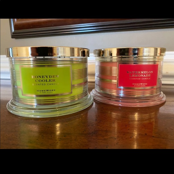 Set of 2 Homeworx 4-Wick Candles - Picture 1 of 6